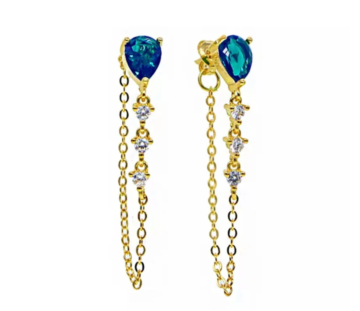 Bella Earrings Blue